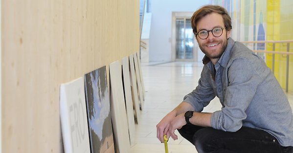 Erik Abel ställer ut bilder på Umeå Östra